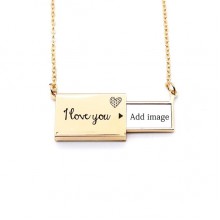 Love Letter Envelope Necklace Pendant Jewelry