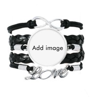 bracelet love accessory twisted leather knitting  wristband
