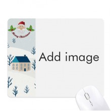 Santa Claus House Mouse Pad 