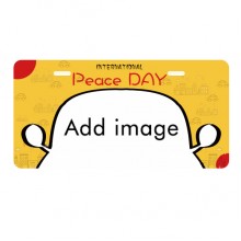 license plate tag car decoration peday