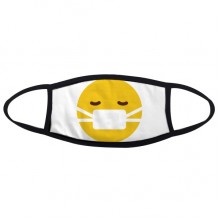 Sick Head Yellow Cute Lovely Online Chat Happy Illustration Pattern Face Mask Anti-dust Head Anti Cold Heade