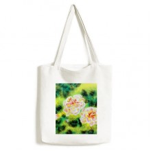 Fascination Flower Painting Tote Canvas Bag Shopping Satchel Casual Handbag